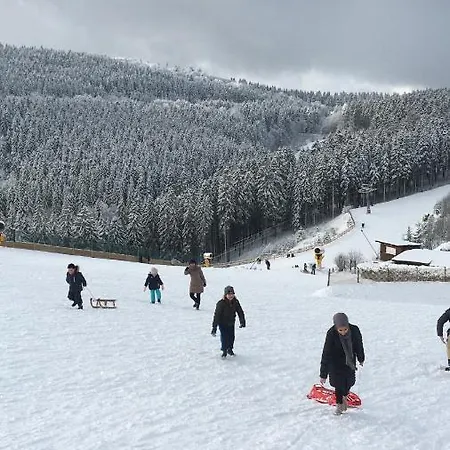 Winterberg An Der Erlebniskappe Zur Mountainbikestrecke *